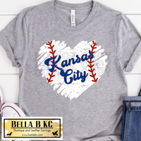 KC Baseball Kansas City Scribble Baseball Tee or Sweatshirt