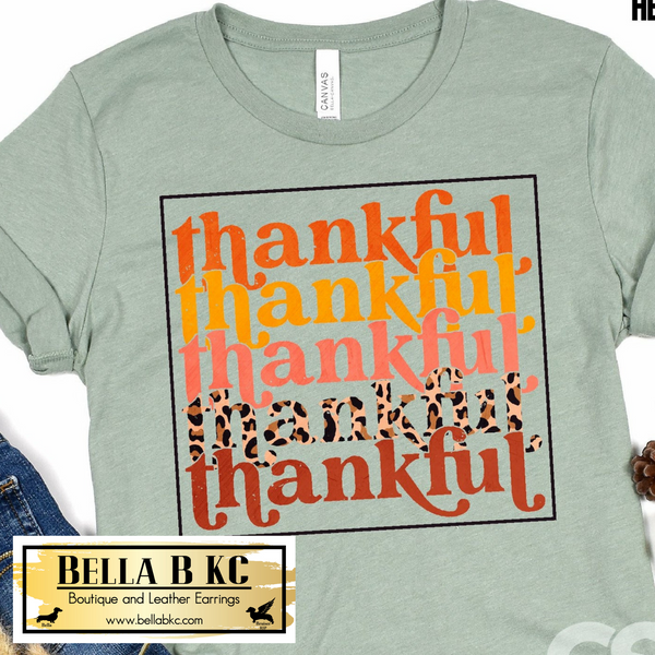 Fall - Thankful Repeat on Tshirt