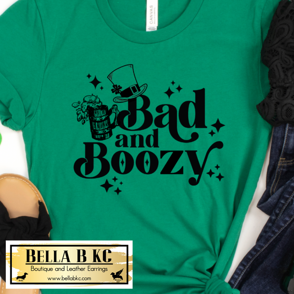 St. Patrick's Day Bad and Boozy Tee