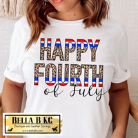 Patriotic - Happy Fourth of July Tee