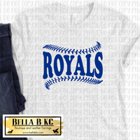 KC Baseball Royals Baseball Laces Tee