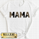 Mom/Mama - Leopard Block Mama Tee