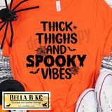 Halloween - Thick Thighs and Spooky Vibes Tee #2