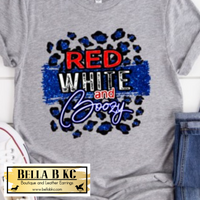 Patriotic - Red White and BOOZY Tee
