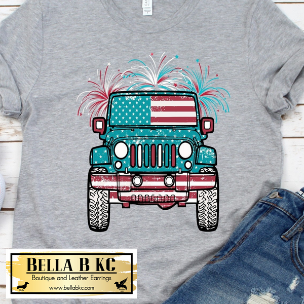 Patriotic - American Jeep Tee