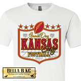 Kansas City Football Game Day Tee or Sweatshirt