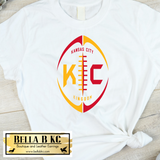 Kansas City Football Vertical Tee or Sweatshirt