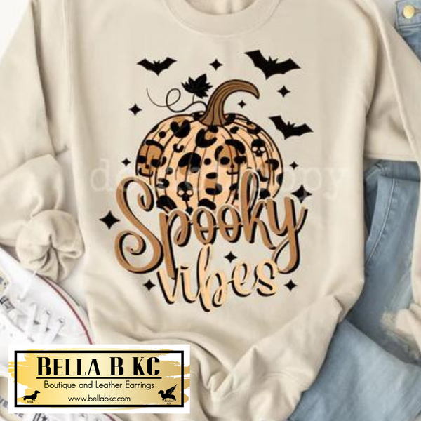 Halloween - Spooky Vibes Tee or Sweatshirt