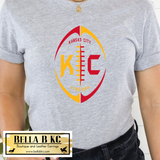 Kansas City Football Vertical Tee or Sweatshirt