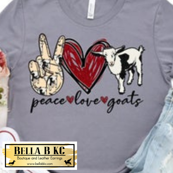 Peace Love Goats Tee