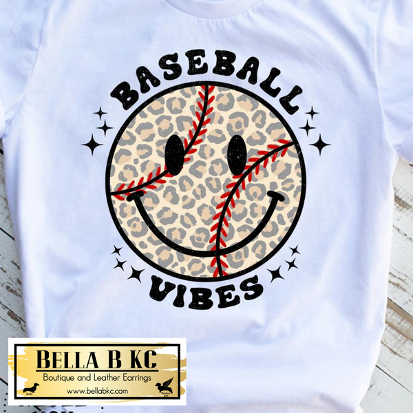 Baseball - Baseball Vibes Face Tee or Sweatshirt