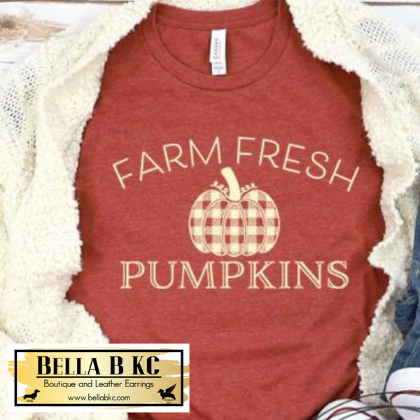 Fall - Farm Fresh Pumpkins on Tshirt