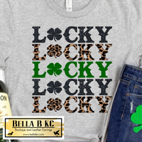 St. Patrick's Lucky Leopard Repeat Tee