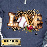 Baseball - LOVE Marque Leopard Tee