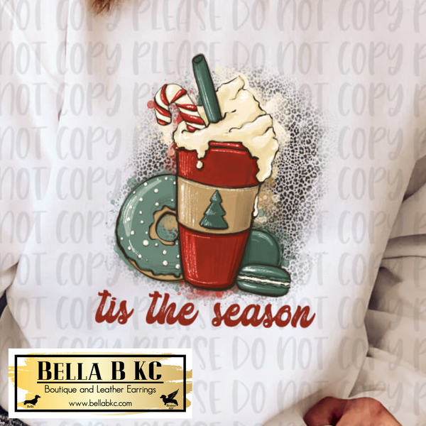 Christmas - Tis the Season Latte Tee or Sweatshirt