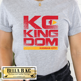 Kansas City Football KC Kingdom Tee or Sweatshirt