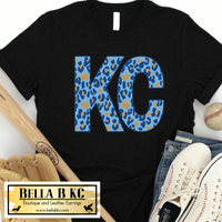 KC Baseball Kansas City Block KC with Crowns Tee or Sweatshirt