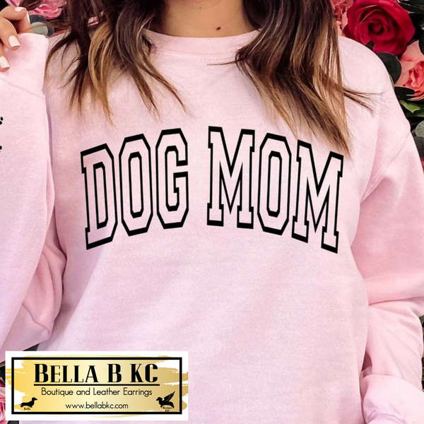 Dog Mom Outlined Tee or Sweatshirt
