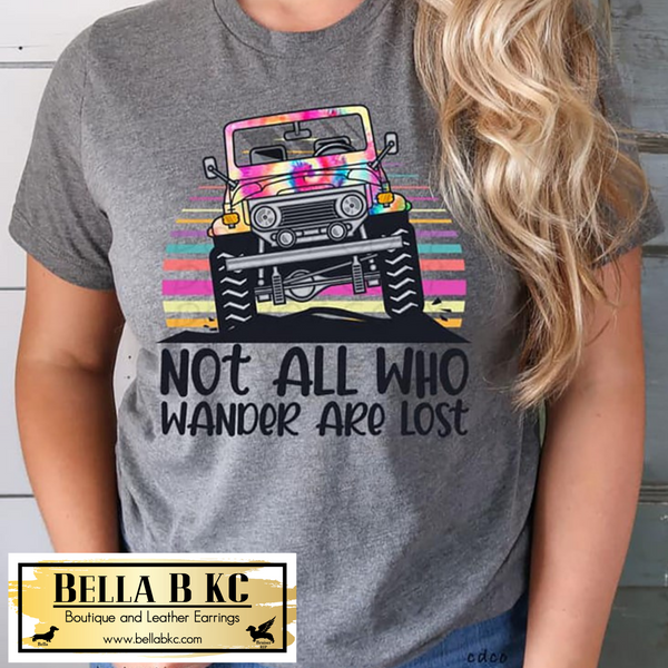Jeep - Not All Who Wonder are Lost Jeep Tee