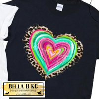 Valentine's Day Watercolor Heart Tee or Sweatshirt