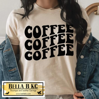 Coffee - Retro Coffee Repeat Tee