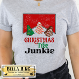 Christmas - Christmas Tree Junkie - Cake Tee or Sweatshirt