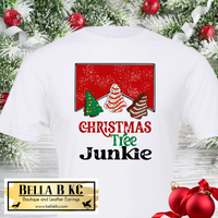 Christmas - Christmas Tree Junkie - Cake Tee or Sweatshirt