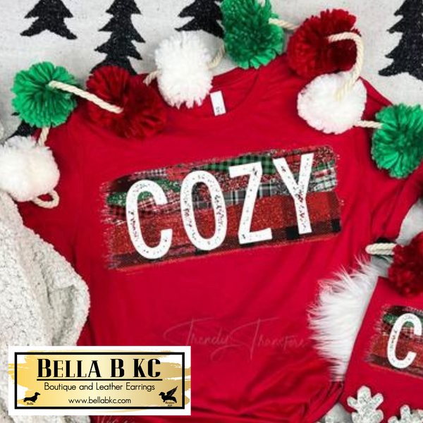 Christmas - Cozy Paint Strokes Tee or Sweatshirt