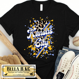 KC Baseball Kansas City Bolt Splatter Tee or Sweatshirt
