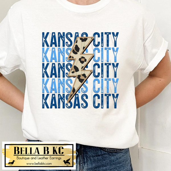 Kansas City Sweatshirt Leopard KC Sweatshirt Kansas City 