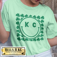 St. Patrick's Kansas City Shamrock Happy Face Tee