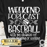 Baseball - Weekend Forecast Baseball Tee or Sweatshirt