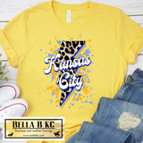 KC Baseball Kansas City Bolt Splatter Tee or Sweatshirt