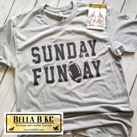 Sunday Funday on Gray T-Shirt