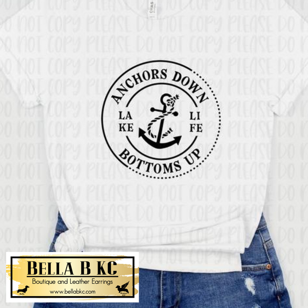 Anchors Down Bottoms Up Tee