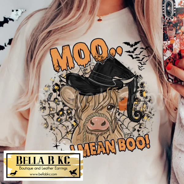 Halloween - Moo! I mean BOO Cow Tee