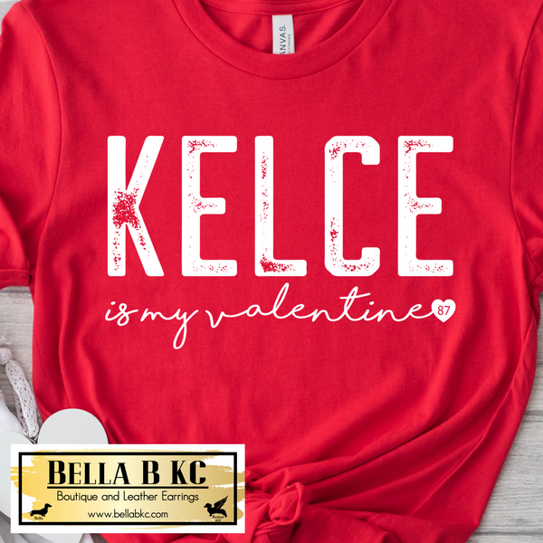 K is my Valentine on Red Tee or Sweatshirt