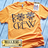 Halloween - Boo Crew Tee on Orange