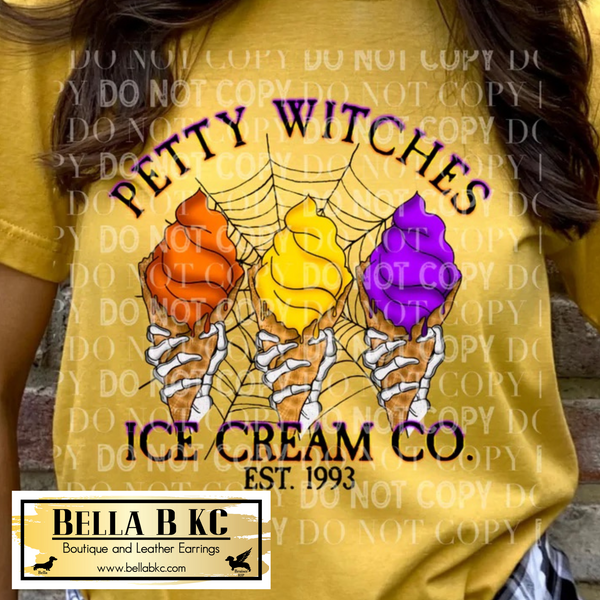 Halloween - HP Petty Witches Ice Cream Tee