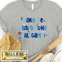 KC Baseball Kansas City Doodle Take Me out to the Ball Game Tee or Sweatshirt