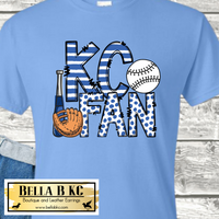 KC Baseball Kansas City Doodle KC Fan Tee or Sweatshirt