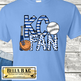 KC Baseball Kansas City Doodle KC Fan Tee or Sweatshirt