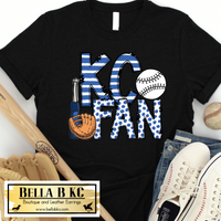 KC Baseball Kansas City Doodle KC Fan Tee or Sweatshirt