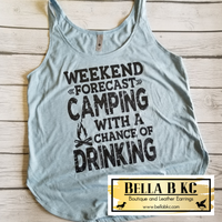 Weekend Forecast - Camping with a Chance of Drinking on a BLUE/GRAY Tank