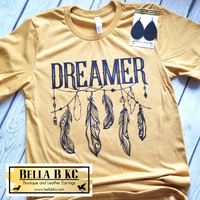 Dreamer on Mustard T-Shirt
