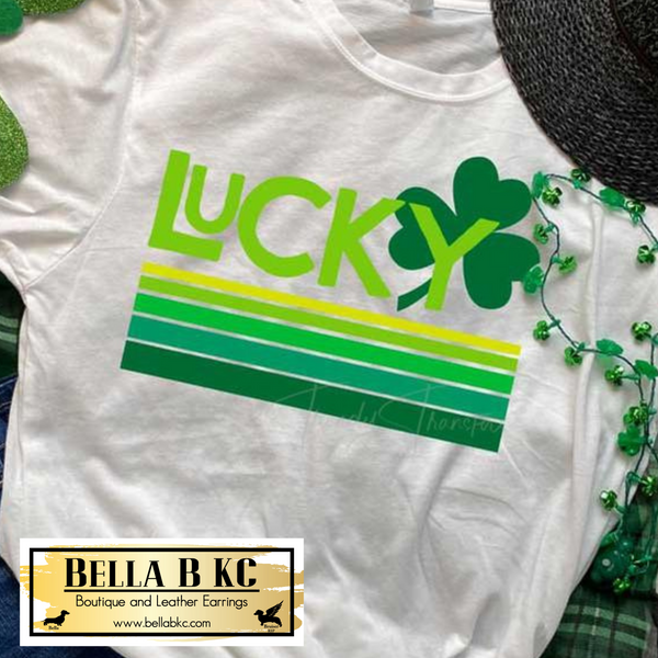 St. Patrick's Day Lucky Stripes Tee
