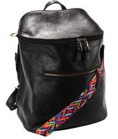 Black Back Pack Purse Bag