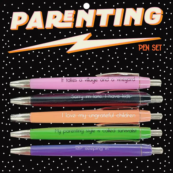 Pen Set - Parenting Set of 5 Pens