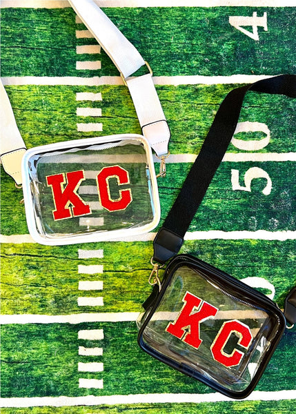 KC Clear Cross Body Stadium Bag