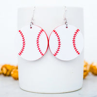 Acrylic - Baseball Dangles